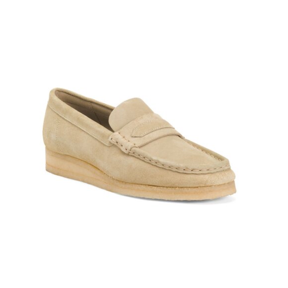 CLARKS Maple Suede Wallabee Loafers - Picture 1 of 2